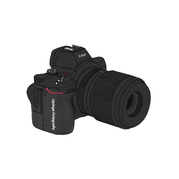 Logo IJpinga Fotografie ontworpen door MRK Studio